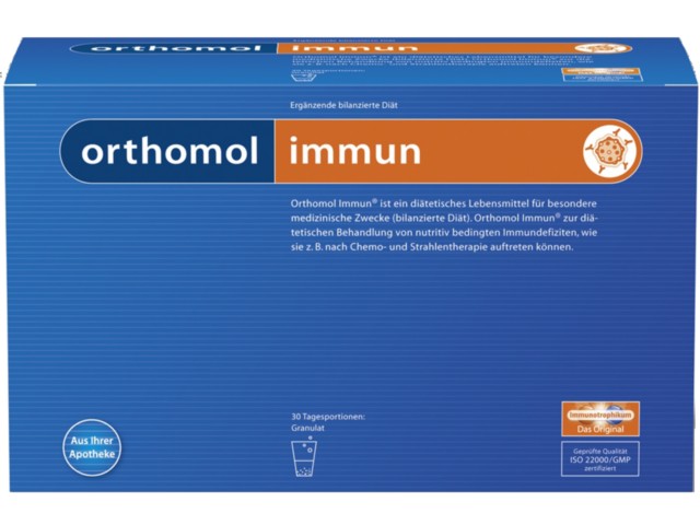 Orthomol Immun interakcje ulotka proszek do sporządzania roztworu doustnego  120 g