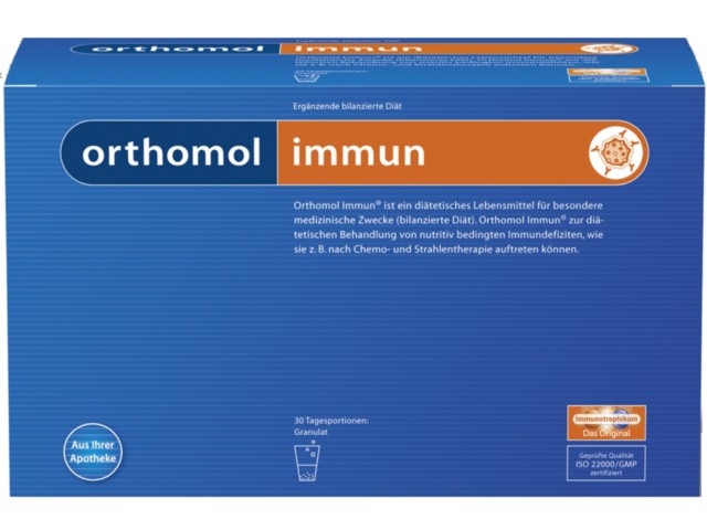 Orthomol Immun interakcje ulotka proszek do sporządzania roztworu doustnego - 120 g