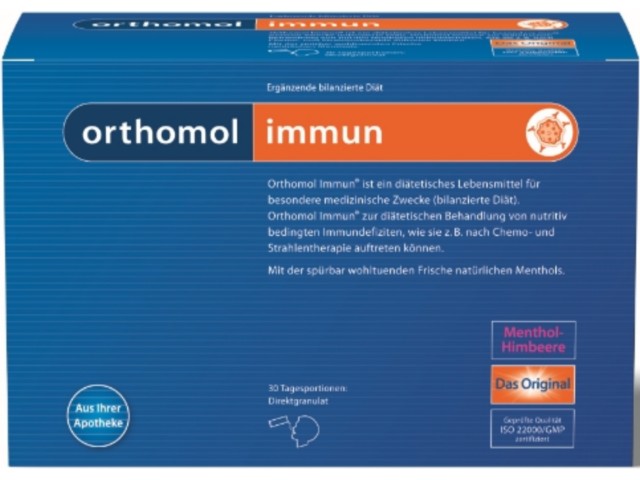 Orthomol Immun mentolowo-malinowy interakcje ulotka granulat doustny - 120 g