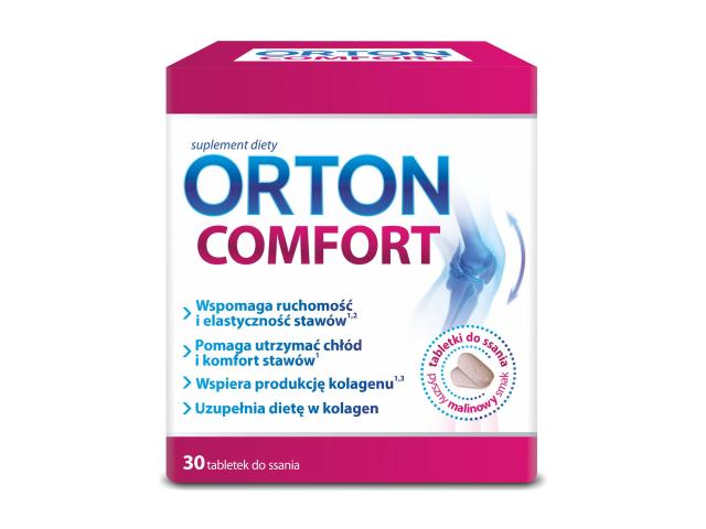 Orton Comfort interakcje ulotka tabletki do ssania - 30 tabl.