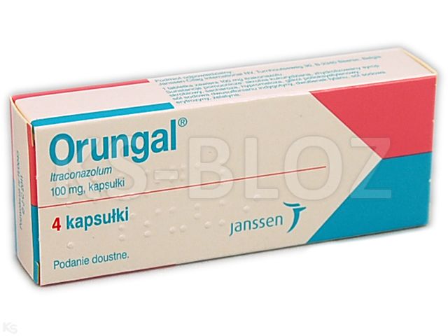 Orungal interakcje ulotka kapsułki 100 mg 4 kaps.