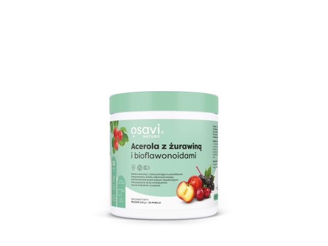 Osavi Acerola z żurawiną i bioflawonoidami interakcje ulotka proszek - 240 g