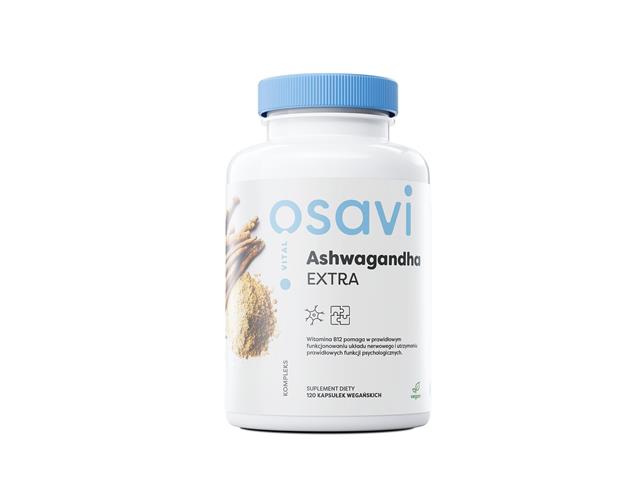 Osavi Ashwagandha Extra 450 mg interakcje ulotka kapsułki twarde - 120 kaps.
