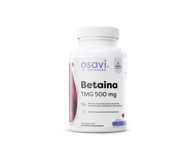 Osavi Betaina TMG 500 mg interakcje ulotka kapsułki twarde - 90 kaps.