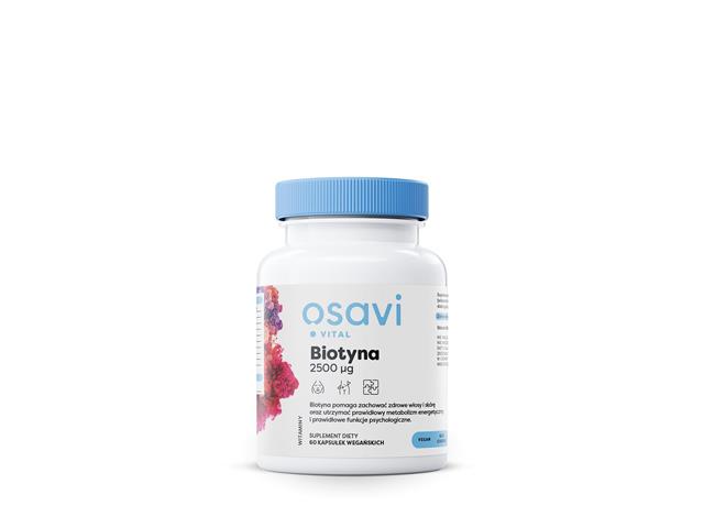 Osavi Biotyna 2500 mcg interakcje ulotka kapsułki twarde - 60 kaps.