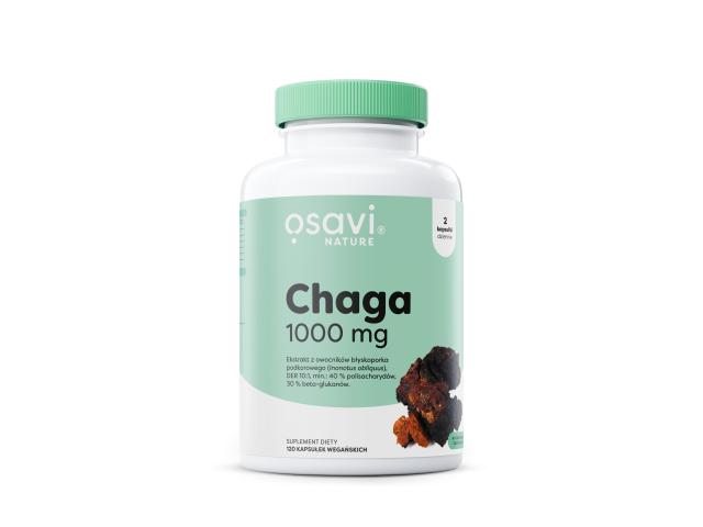 Osavi Chaga 1000 mg interakcje ulotka kapsułki twarde - 120 kaps.