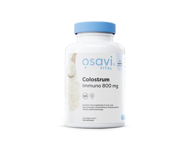 Osavi Colostrum Immuno 800 mg interakcje ulotka kapsułki twarde  120 kaps.