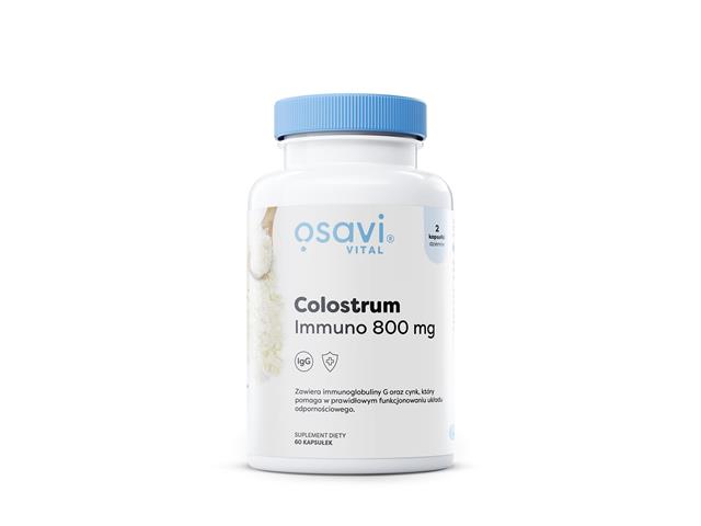 Osavi Colostrum Immuno 800 mg interakcje ulotka kapsułki twarde  60 kaps.