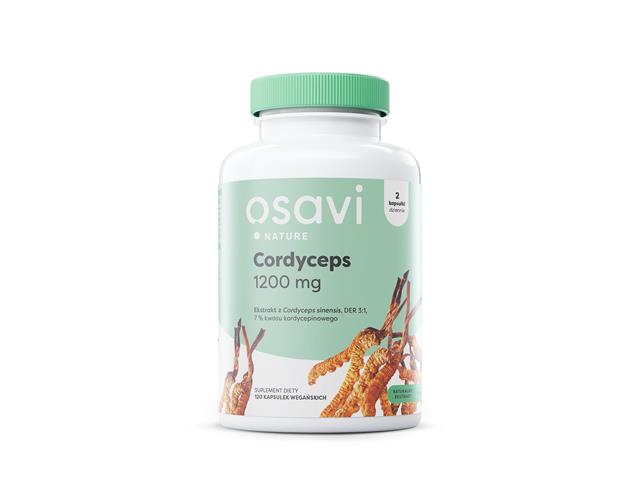 Osavi Cordyceps 1200 mg interakcje ulotka kapsułki twarde  120 kaps.
