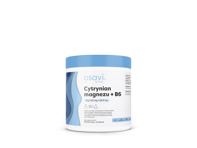 Osavi Cytrynian Magnezu + B6 interakcje ulotka proszek - 250 g