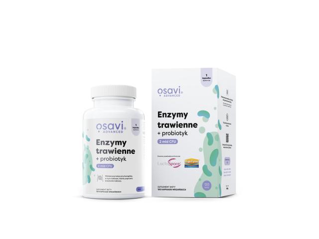 Osavi Enzymy Trawienne + Probiotyk interakcje ulotka kapsułki twarde - 120 kaps.