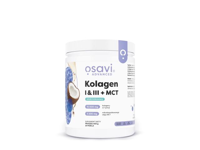 Osavi Kolagen I & III + MCT smak kokosowy interakcje ulotka proszek - 400 g