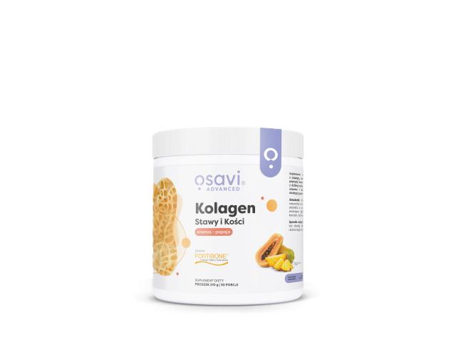 Osavi Kolagen Stawy I Kości ananas-papaja interakcje ulotka proszek 210 g