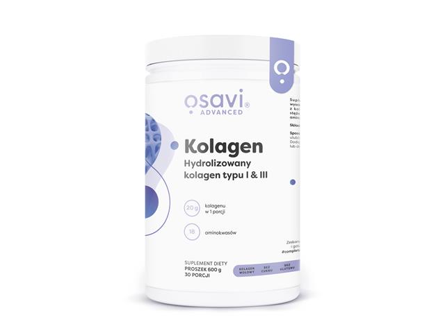 Osavi Kolagen typu I i III interakcje ulotka proszek  600 g