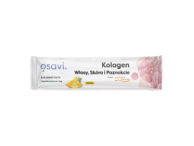 Osavi Kolagen Włosy, Skóra I Paznokcie ananas interakcje ulotka proszek - 5 g