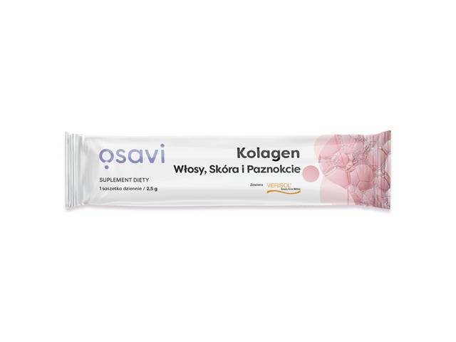 Osavi Kolagen Włosy, Skóra I Paznokcie interakcje ulotka proszek - 1 sasz. po 2,5 g