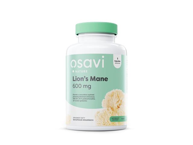 Osavi Lion's Mane 600 mg interakcje ulotka kapsułki twarde  120 kaps.
