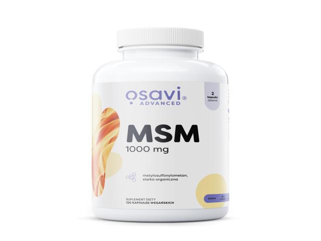 Osavi MSM 1000 mg interakcje ulotka kapsułki twarde  120 kaps.