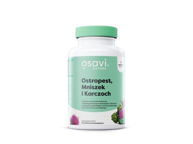 Osavi Ostropest Mniszek I Karczoch interakcje ulotka kapsułki twarde  60 kaps.