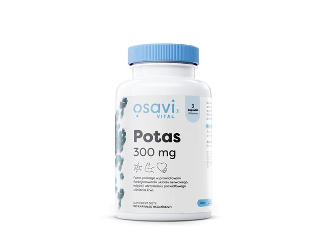 Osavi Potas 300 mg interakcje ulotka kapsułki twarde  180 kaps.