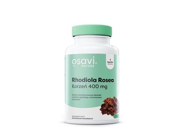 Osavi Rhodiola Rosea Korzeń 400 mg interakcje ulotka kapsułki 120 kaps.