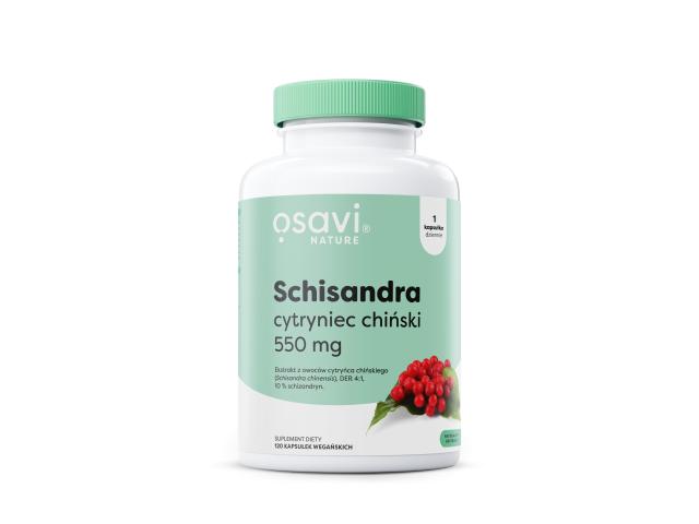 Osavi Schisandra Cytryniec Chiński 550 mg interakcje ulotka kapsułki - 120 kaps.