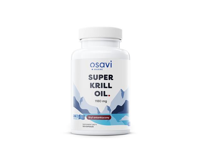 Osavi Super Krill Oil 1180 mg interakcje ulotka kapsułki  120 kaps.