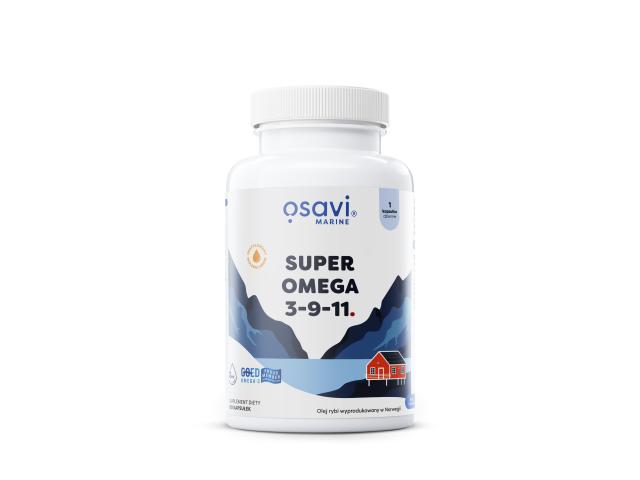 Osavi Super Omega 3-9-11 interakcje ulotka kapsułki - 90 kaps.