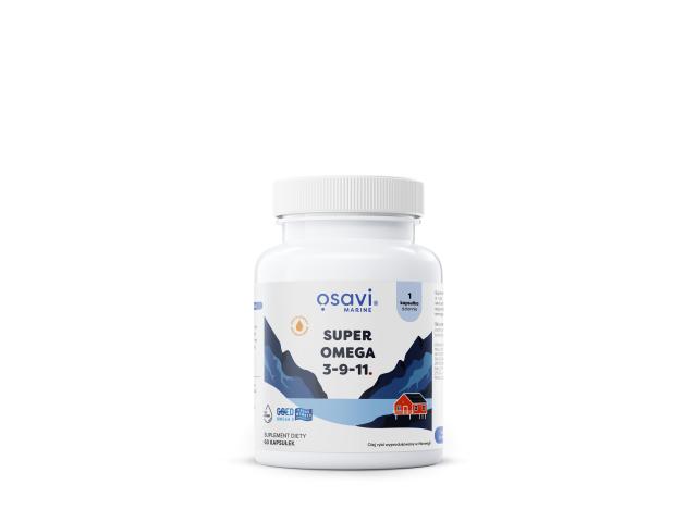 Osavi Super Omega 3-9-11 interakcje ulotka kapsułki - 60 kaps.