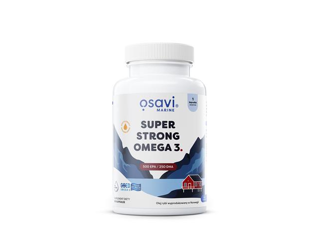 Osavi Super Strong Omega 3 500 EPA 250 DHA interakcje ulotka kapsułki miękkie  90 kaps.