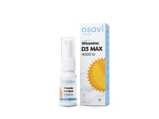 Osavi Witamina D3 MAX 4000 IU interakcje ulotka spray  12,5 ml