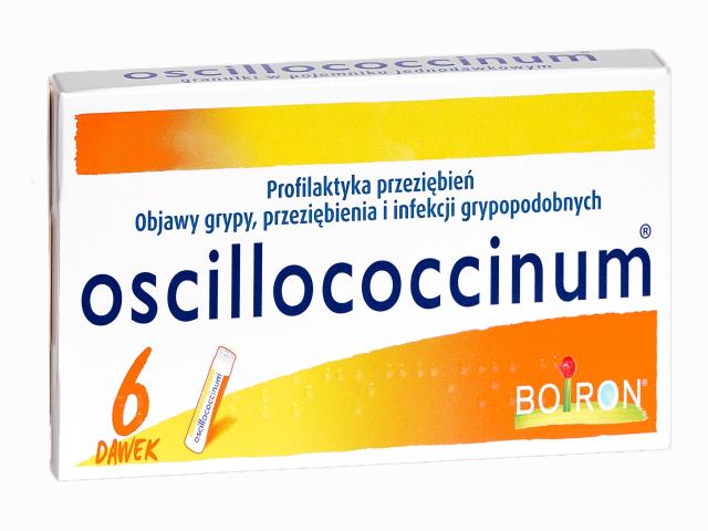 Oscillococcinum interakcje ulotka granulki w pojemniku jednodawkowym  6 poj. po 1 daw.