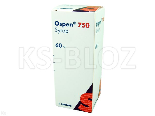 Ospen 750 interakcje ulotka zawiesina doustna 750 000 j.m./5ml 60 ml | butelka