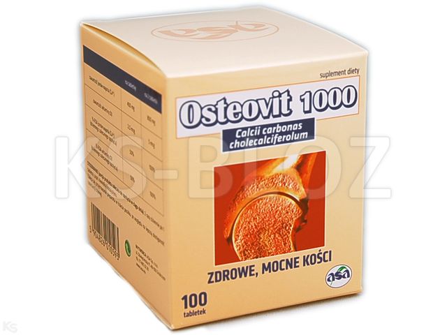 Osteovit 1000 interakcje ulotka tabletki  100 tabl.