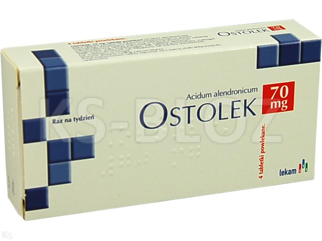 Ostolek interakcje ulotka tabletki powlekane 70 mg 4 tabl. | blister