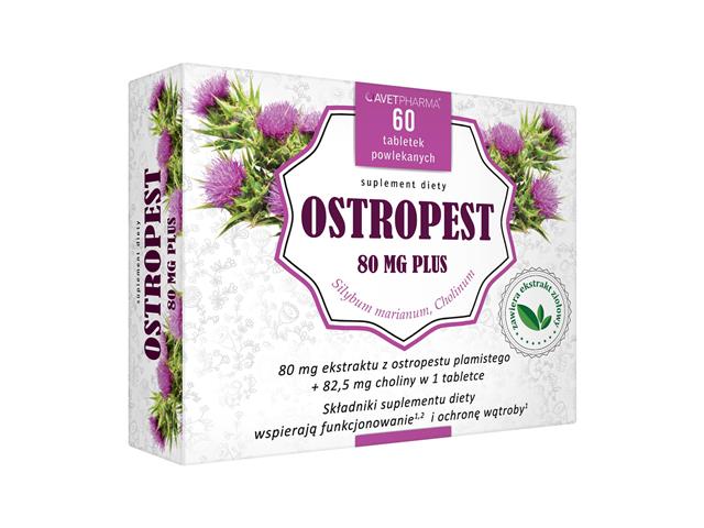 Ostropest Plus interakcje ulotka tabletki powlekane 60 tabl.