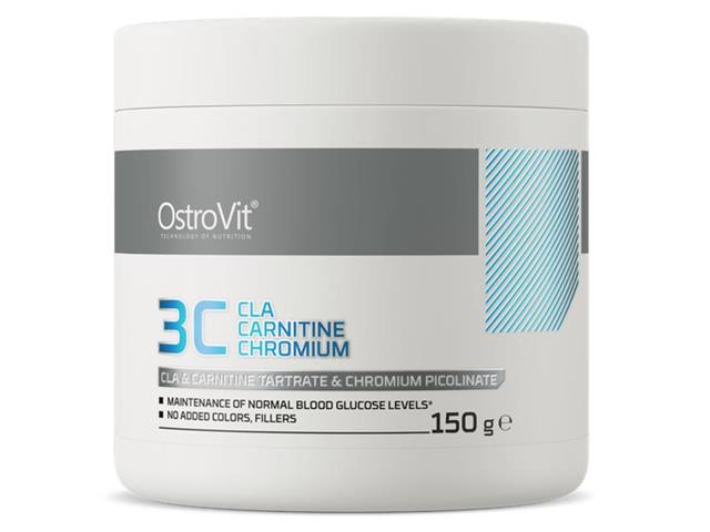 OstroVit 3C CLA Carnitine Chromium raspberry lemonade with mint interakcje ulotka proszek  150 g