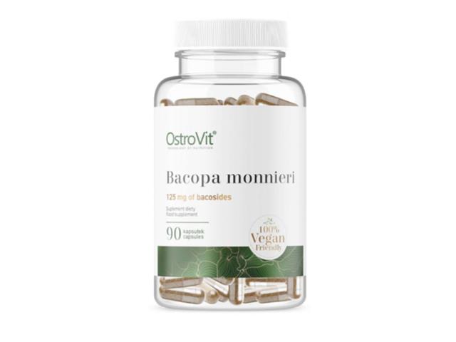 OstroVit Bacopa monnieri interakcje ulotka kapsułki wegetariańskie - 90 kaps.