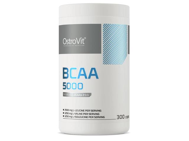 OstroVit BCAA 5000 interakcje ulotka kapsułki  300 kaps.