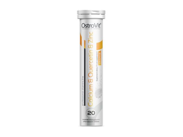 OstroVit Calcium & Quercetin & Zinc smak orange interakcje ulotka tabletki musujące - 20 tabl.