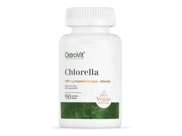 OstroVit Chlorella interakcje ulotka tabletki  90 tabl.