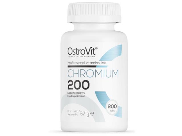 OstroVit Chromium 200 interakcje ulotka tabletki - 90 tabl.