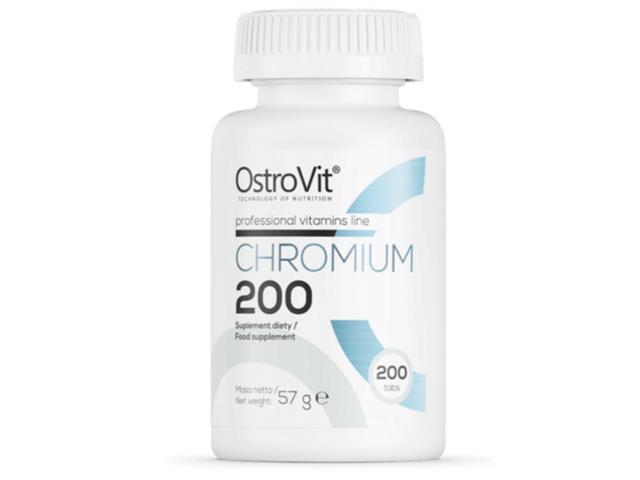 OstroVit Chromium 200 interakcje ulotka tabletki  200 tabl.