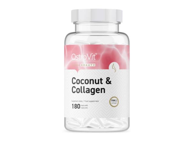 OstroVit Coconut & Collagen interakcje ulotka kapsułki - 180 kaps.