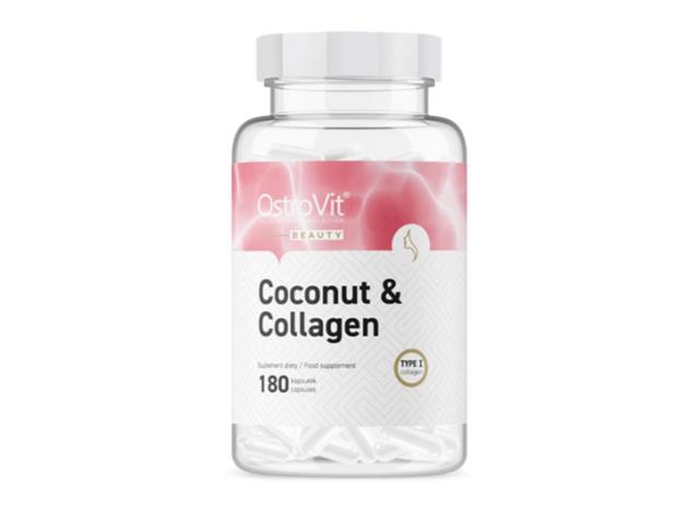 OstroVit Coconut & Collagen interakcje ulotka kapsułki  180 kaps.