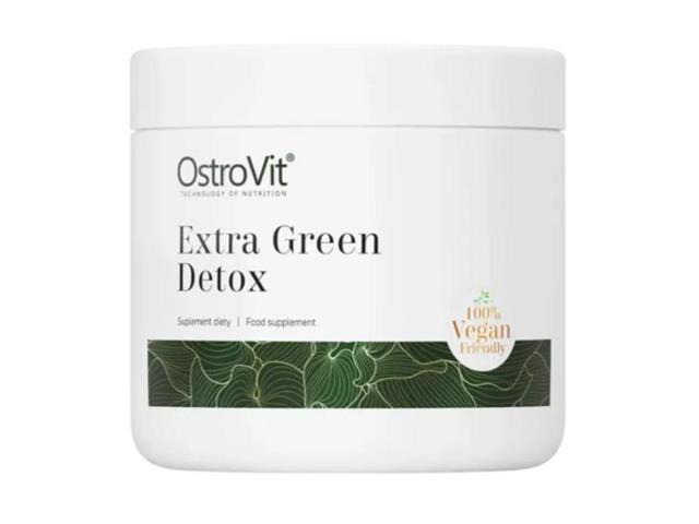 OstroVit Extra Green Detox interakcje ulotka proszek  200 g