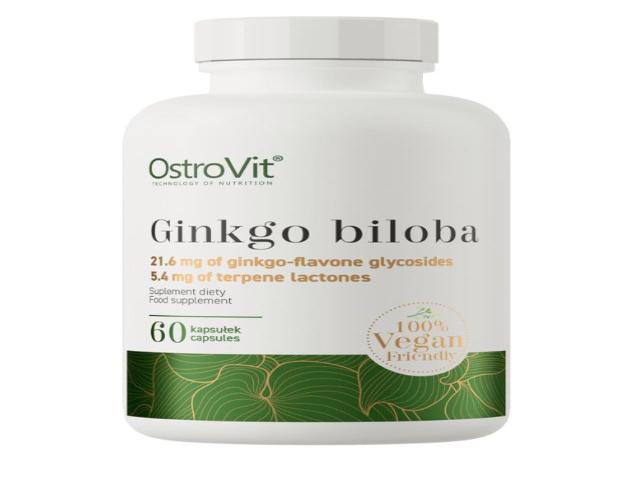 OstroVit Ginkgo Biloba interakcje ulotka kapsułki  60 kaps.