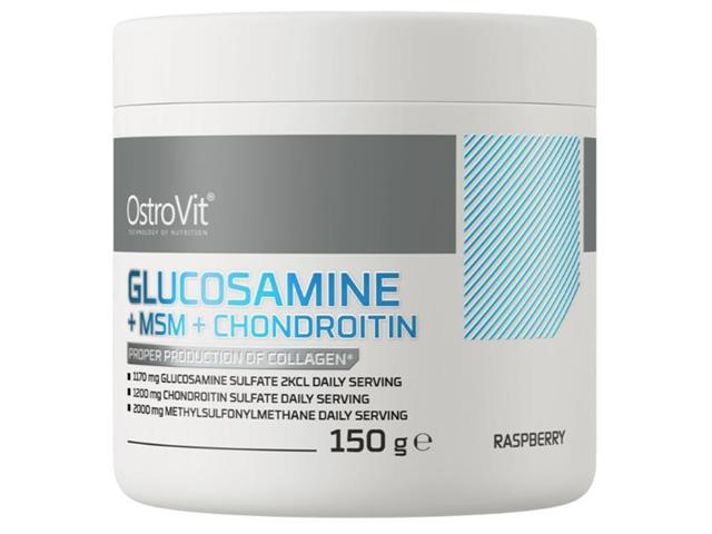 OstroVit Glucosamine + Msm + Chondroitin interakcje ulotka proszek  150 g