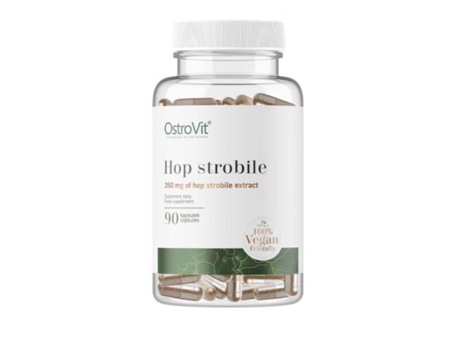OstroVit Hops strobile interakcje ulotka kapsułki - 90 kaps.