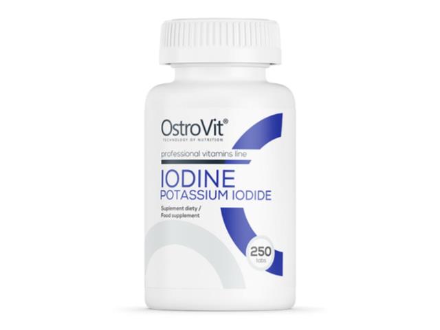 OstroVit Iodine Potassium Iodide interakcje ulotka tabletki - 250 tabl.